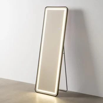 IXIA Espejos^Espejo Vestidor Con Leds Negro 50 X 160 X 3 Cm