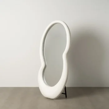 IXIA Espejos^Espejo Vestidor Tapizado PU Blanco 85 X 170 X 10 Cm