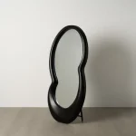 IXIA Espejos^Espejo Vestidor Tapizado PU Negro 85 X 170 X 10 Cm