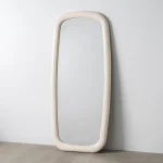 IXIA Espejos^Espejo Vestidor Vertical Marco DM Lacado En Color Crema 80 X 180 X 4,5 Cm