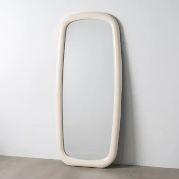 IXIA Espejos^Espejo Vestidor Vertical Marco DM Lacado En Color Crema 80 X 180 X 4,5 Cm