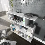 FORES Estanterías^Estantería Athena Baja Blanco Brillo