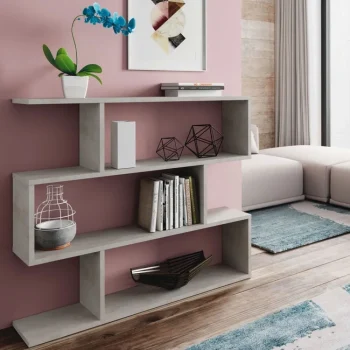 FORES Estanterías^Estantería Baja Athena Cemento