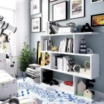 DEKIT Estanterías^Estantería Baja Lis Blanco Brillo