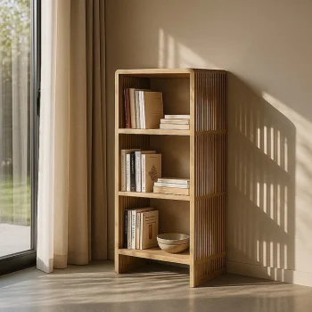 IXIA Estanterías^Estantería De Madera De Teca Bellamonte Natural 54 X 116 X 35 Cm