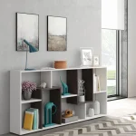 FORES Estanterías^Estantería De Pared Blanca Kawa Colocación Horizontal O Vertical 180 X 80 X 25 Cm