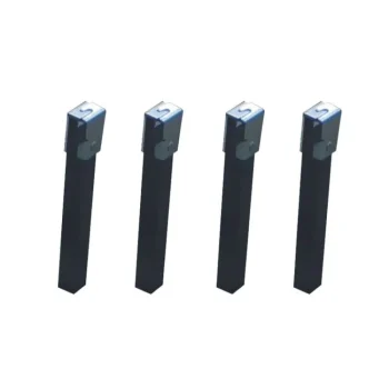 DISTRIGAL Somieres De Láminas^Juego De 4 Patas Metálicas Para Somier Basic