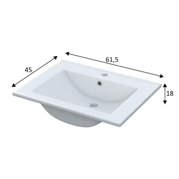 FORES Lavabos^Lavabo Para Mueble De Baño De 60 X 45 Cm AKM