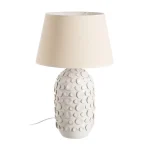 IXIA Iluminación^Lámpara De Mesilla Cerámica Blanca 40 X 64 X 40 Cm