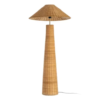 IXIA Iluminación^LÁMPARA SUELO NATURAL RATÁN ILUMINACIÓN 70 X 70 X 147 CM