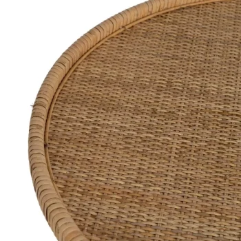 IXIA Mesas Auxiliares^Mesa Auxiliar Redonda En Ratán Natural Salón 60 X 71 X 60 Cm