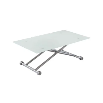 NAKURA Mesas Auxiliares^Mesa Centro Elevable Cristal Savila 120 X 40 - 75 X 70 Cm