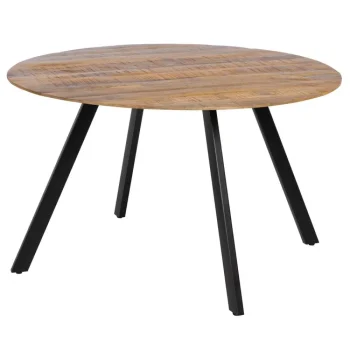 IXIA Mesas De Comedor^Mesa Comedor Redonda Madera De Mango 130 X 77 X 130 Cm