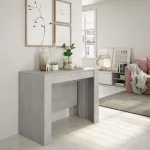 FORES Mesas Consola|Mesas De Comedor^Mesa Consola Extensible Cemento 90 X 78 X 51 - 237 Cm ¡5 Posiciones!