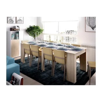 DEKIT Mesas Consola|Mesas De Comedor^Mesa Consola Extensible Kiona Roble Natural
