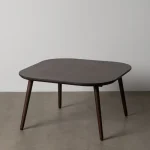 IXIA Mesas Auxiliares^Mesa De Centro Cuadrada En Madera De Mango Marrón Oscuro 80 X 40 X 80 Cm