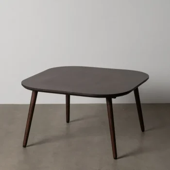 IXIA Mesas Auxiliares^Mesa De Centro Cuadrada En Madera De Mango Marrón Oscuro 80 X 40 X 80 Cm