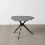 IXIA Mesas Auxiliares^Mesa De Centro Piedra Stone Negro 60 X 45 X 60 Cm