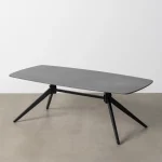 IXIA Mesas Auxiliares^Mesa De Centro Piedra Stone Negro 120 X 42 X 60 Cm