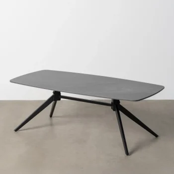 IXIA Mesas Auxiliares^Mesa De Centro Piedra Stone Negro 120 X 42 X 60 Cm