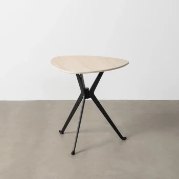 IXIA Mesas Auxiliares^Mesa De Centro Piedra Stone Travertino 50 X 52 X 50 Cm