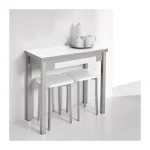 VELASCO Mesas De Cocina Plegables^Mesa De Cocina Libro Marta Con Cajón