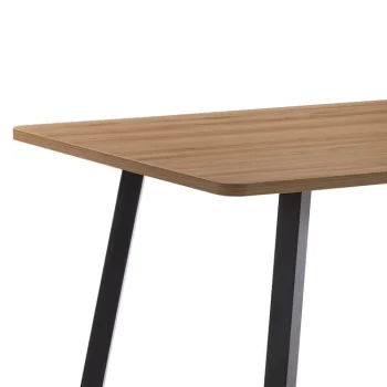 NAKURA Mesas De Comedor^Mesa De Comedor Fija Edna Roble 120 X 75 X 80 Cm