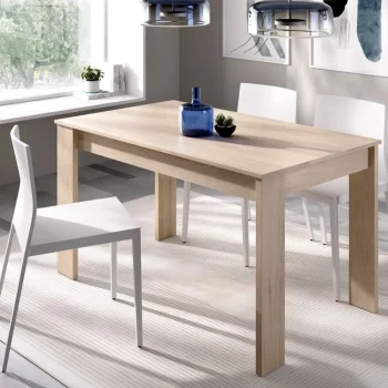 DEKIT Mesas De Comedor^Mesa De Comedor Fija Sami Color Natural 139 X 77 X 81 Cm
