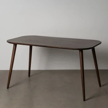 IXIA Mesas De Comedor^Mesa De Comedor Rectangular En Madera De Mango Marrón Oscuro 145 X 75 X 80 Cm