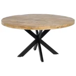 IXIA Mesas De Comedor^Mesa De Comedor Redonda Madera De Mango 150 X 77 X 150 Cm
