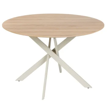 IXIA Mesas De Comedor^Mesa De Comedor Redonda Patas Entrelazadas 120 X 75 X 120 Cm