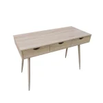 NAKURA Escritorios Juveniles Minimalistas|Mesas De Estudio Y Escritorios Baratos^Mesa De Estudio, Escritorio Merida Natural 3 Cajones 110 X 50 X 75 Cm