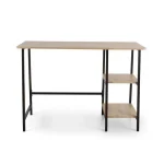 NAKURA Mesas De Estudio Y Escritorios Baratos^Mesa De Estudio Sendai 110 X  70 X 50 Cm Roble - Negro