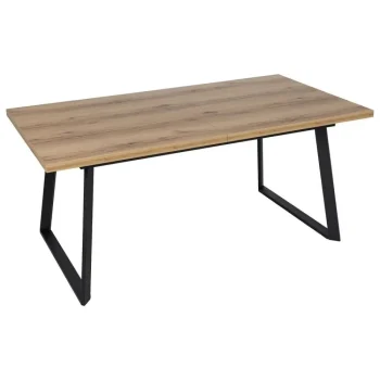 IXIA Mesas De Comedor^Mesa Extensible Pax Madera Natural - Negro 170 X 75 X 90 Cm