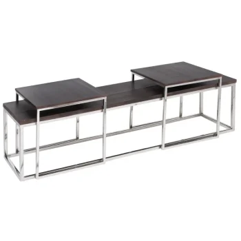 IXIA Mesas Auxiliares^Mesas De Centro Nido Marrón Negro