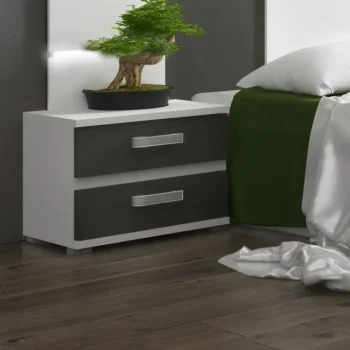 DISTRIGAL Mesillas De Noche^Mesita De Noche 2 Cajones Carmen 60 X 50 X  39.6 Cm