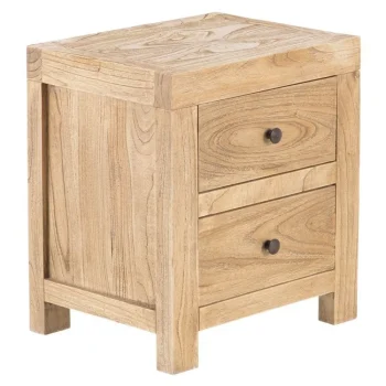 IXIA Mesillas De Noche^Mesita De Noche Miró Natural 45 X 50 X 35 Cm