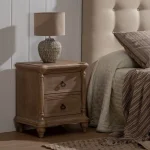 IXIA Mesillas De Noche^Mesita De Noche Natural Madera 48 X 38 X 56 Cm