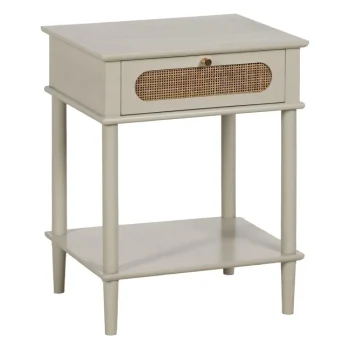 IXIA Mesillas De Noche^MESITA GRIS CLARO DM 48 X 40 X 61,50 CM