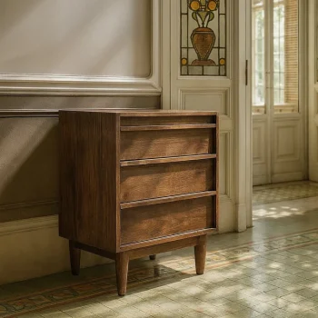 IXIA Recibidores^Mueble De Entrada Garrel Madera De Mango Natural 70 X 85 X 40 Cm