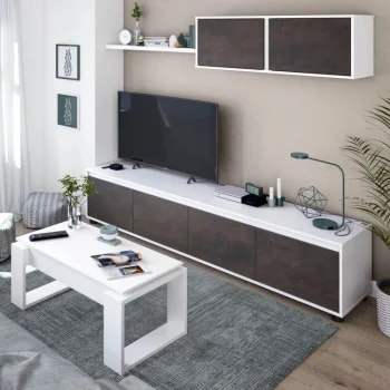 FORES Muebles De Salón^Mueble De Salón Alida Blanco Artik óxido