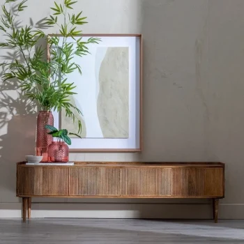 IXIA Muebles De Salón^Mueble De Televisión Apricot En Madera De Mango Natural 175 X 50 X 35 Cm