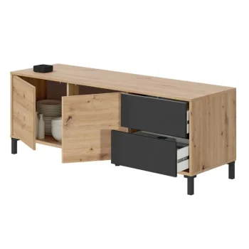 FORES Muebles De Salón^Mueble Para TV Brooklyn 2 Puertas + 2 Cajones