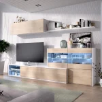DEKIT Muebles De Salón^Mueble Salón TV Uma Con Luces Led