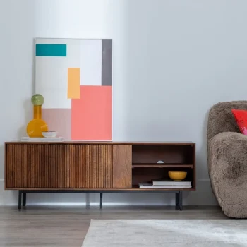 IXIA Muebles De Salón^MUEBLE TV MADERA DE MANGO SALÓN 140 X 40 X 50 CM