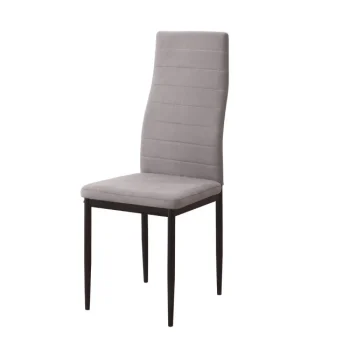 DISTRIGAL Packs De Sillas|Sillas Tapizadas^Pack 6 Sillas Comedor Yuri Tapizadas En Marengo Y Patas Negras