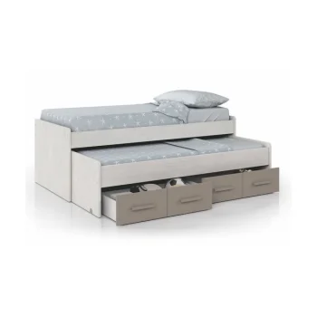 Fanmuebles Dormitorios Juveniles Completos^Pack Cama Nido Ares Con Dos Colchones Viscolásticos