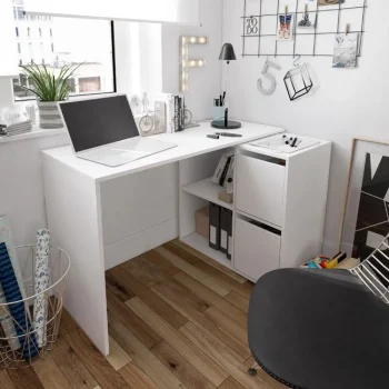 FORES Dormitorios Juveniles Completos|Camas Nido 90^Pack Cama Nido Juvenil Elliot Con Armario Y Escritorio Adapta