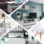 FORES Muebles De Salón^Piso Completo Valencia Blanco