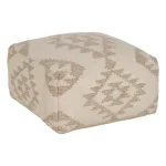 IXIA Puffs^Puf De Lana Rectangular Blanco - Natural 80 X 40 X 80 Cm